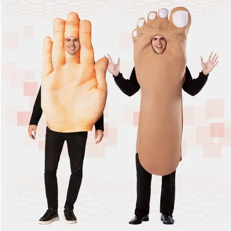 Anime Cosplay Idea - ハロウィンコスチュームコスプレ手足衣装友人カップル面白いドレスアップアイデアステージパフォーマンスカーニバルパーティー男性女性用