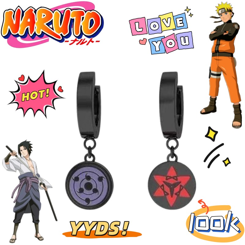Anime Cosplay Naruto - 新しいナルトうずまきナルトアニメーション周辺漫画ジョーカーイヤリングギフトクリエイティブ二次コスプレニッチ耳バックル卸売