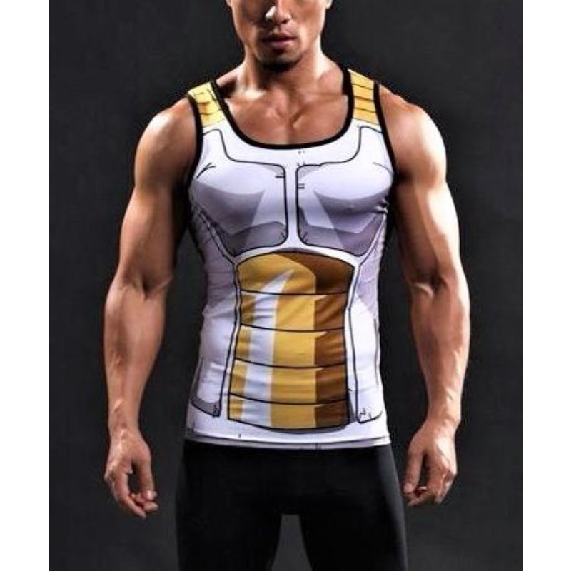 Dragon Ball Saiyan Armor - 2026年夏 ベジータ バトルスーツ ドラゴンボールZ アニメ タンクトップ