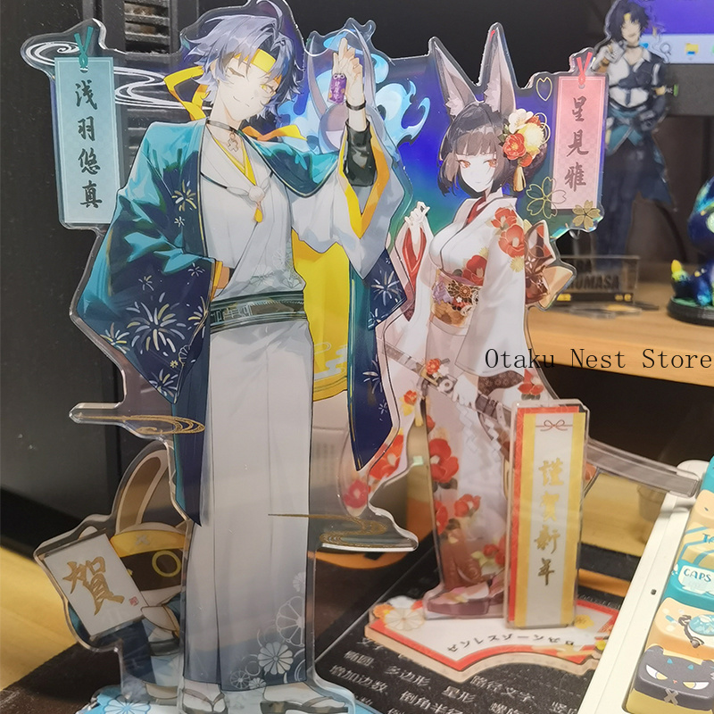 Anime Zero Cosplay - Zenless Zone Zero 朝巴春馬星美美アニメアクリルスタンドモデルスタンディングサインコスプレ漫画バッジデスクトップ飾り