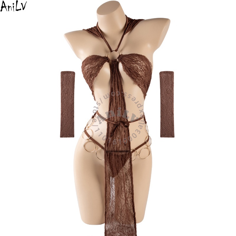 AniLV エジプト砂漠女王制服セクシーなランジェリー荒野フ - Egypt Cosplay Anime のレビューと価格