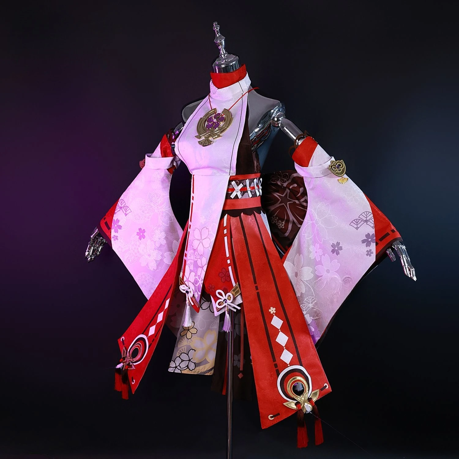 在庫あり XS-2XL 八重神子 コスプレ 原神インパクト  - Cosplay Anime Yae Miko のレビューと価格
