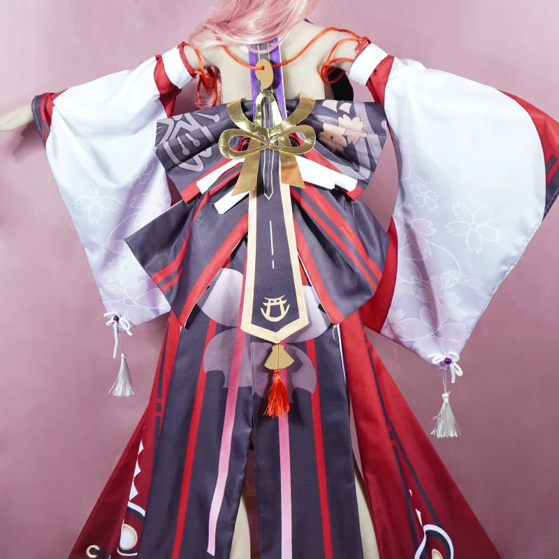 Yae-女性のためのミコのコスプレ衣装,ユニフォーム,アニメ - Cosplay Anime Yae Miko のレビューと価格
