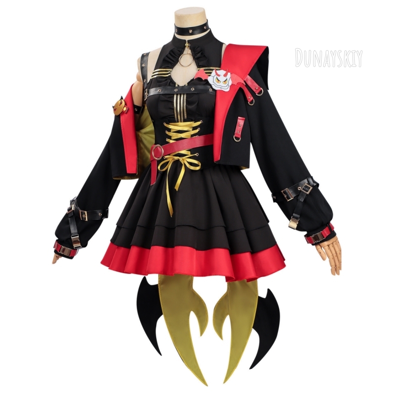 NTE ラクリモサ ゴールデン シンフォニー コスドレス ネ - Anime Cosplay Red のレビューと価格