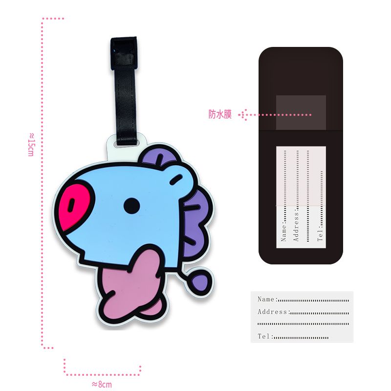 BT21のかわいいキャラクターキーホルダー、カワイイユニセッ - Cosplay Anime Online のレビューと価格