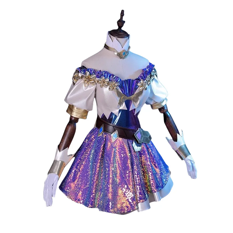 LOL 星空の歌姫セラフィンコスプレ衣装ウィッグ女性制服ドレ - Anime Cosplay Eyes のレビューと価格