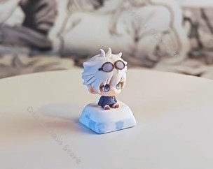 呪術廻戦 	 五条悟のコスプレキーボードキャップ、コンピュー - Anime Cosplay Jujutsu Kaisen のレビューと価格