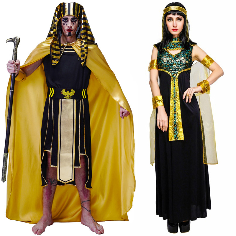 ハロウィン男性古代エジプト女王コスチュームコスプレハロウィン - Egypt Cosplay Anime のレビューと価格