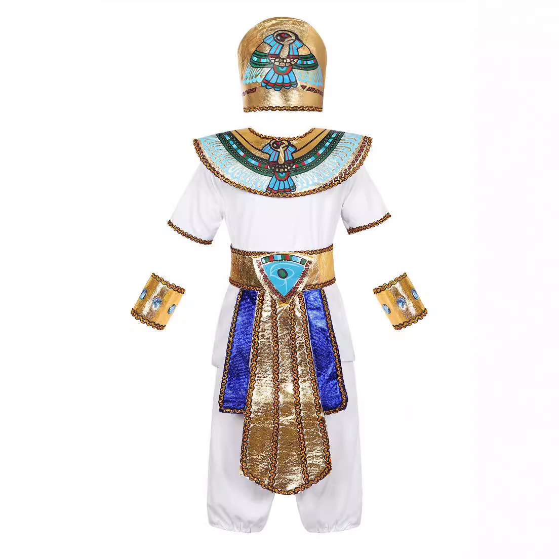 子供クレオパトラ衣装男の子女の子ハロウィンエジプト王子王女コ - Egypt Cosplay Anime のレビューと価格