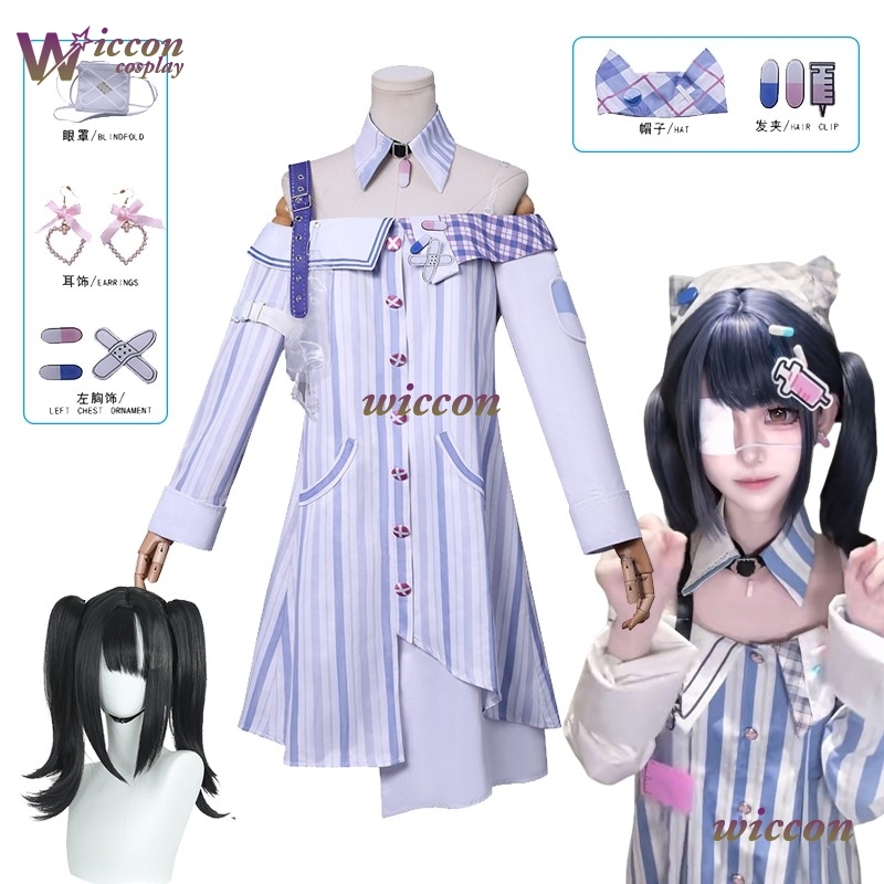アイパッチ ジライケイ インフィニティニッキ コスプレ衣装  - Anime Cosplay Girl Ideas のレビューと価格