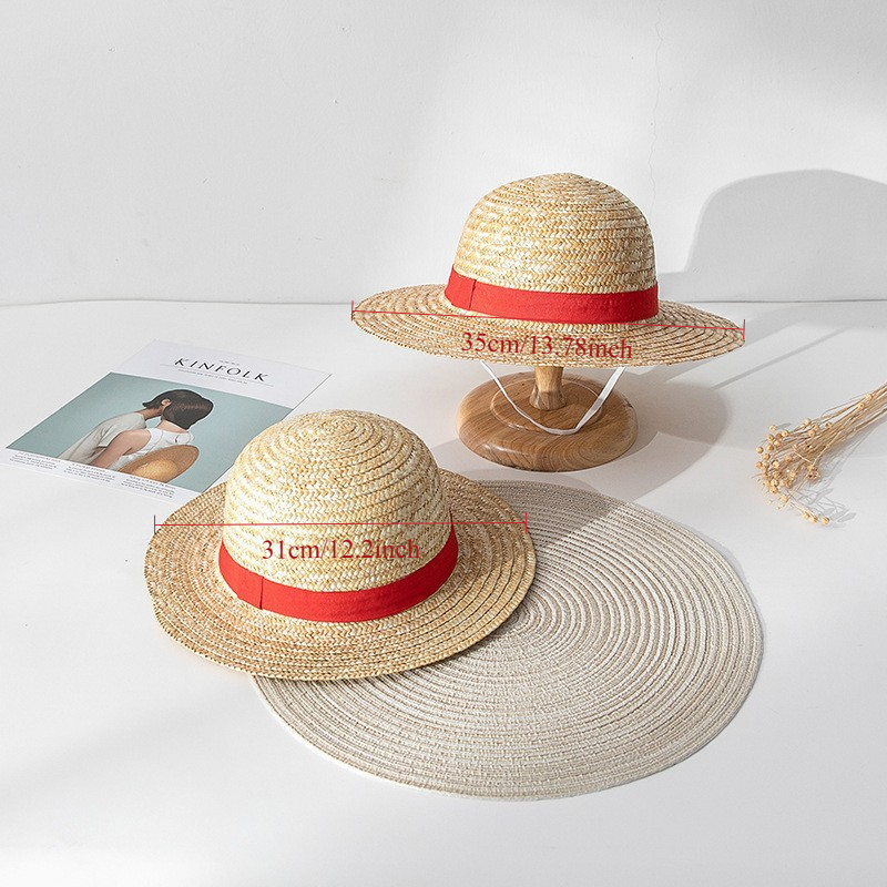 麦わら帽子アニメコスプレ小道具ルフィキャップロールプレイ漫画 - Anime Cosplay Luffy のレビューと価格