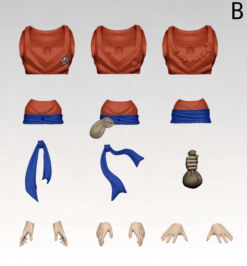 新DBZ服ベルト、腕を組んだ仙豆アクセサリーパーツ、SHF悟 - Dragon Ball Saiyan Armor のレビューと価格