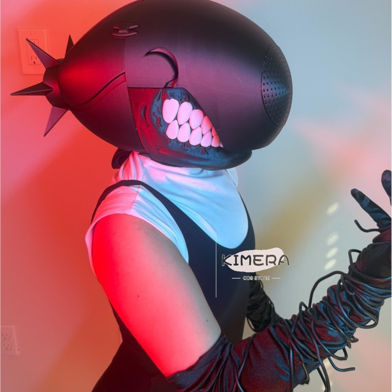 アニメソーはレゼヘルメットを着用できるパンクコスプレソー爆弾 - Anime Cosplay Eyes のレビューと価格