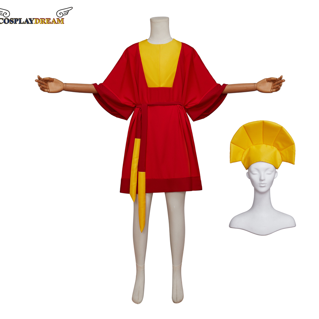 (在庫あり) エジプト皇帝コスプレクズコ衣装クズコ赤いドレス - Egypt Cosplay Anime のレビューと価格