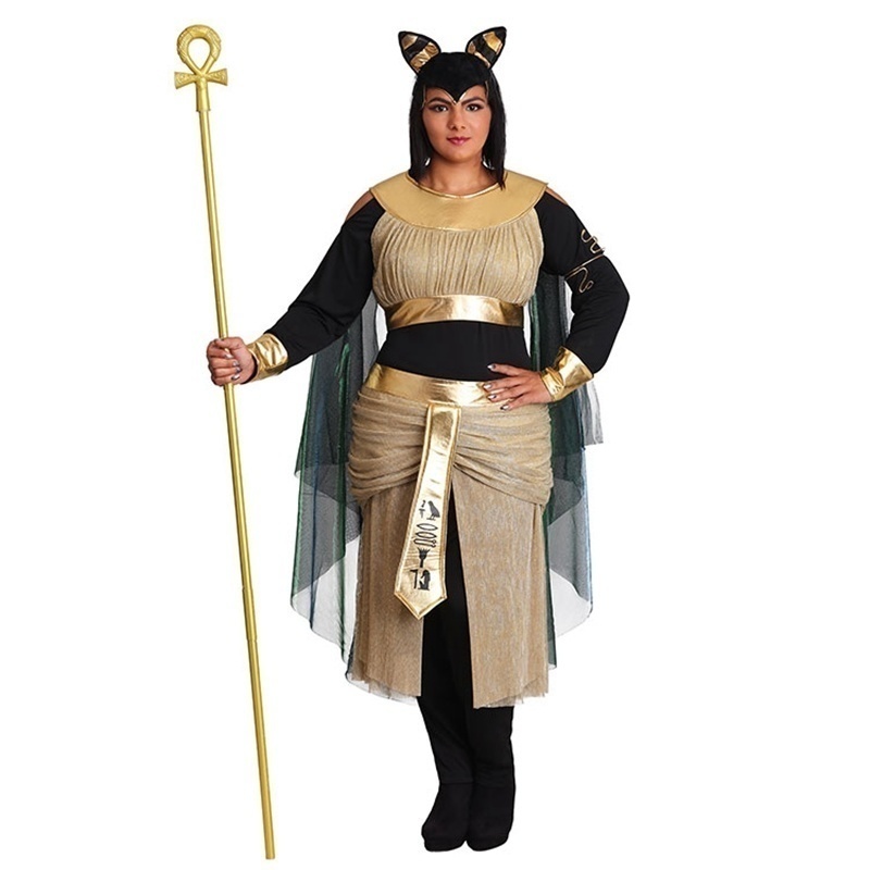 古代エジプトの神話猫ゴッドバステットコスプレコスチューム、女 - Egypt Cosplay Anime のレビューと価格