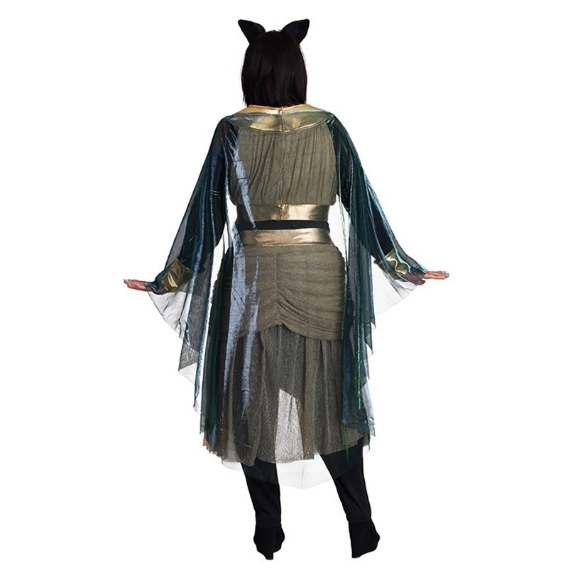 古代エジプトの神話猫ゴッドバステットコスプレコスチューム、女 - Egypt Cosplay Anime のレビューと価格
